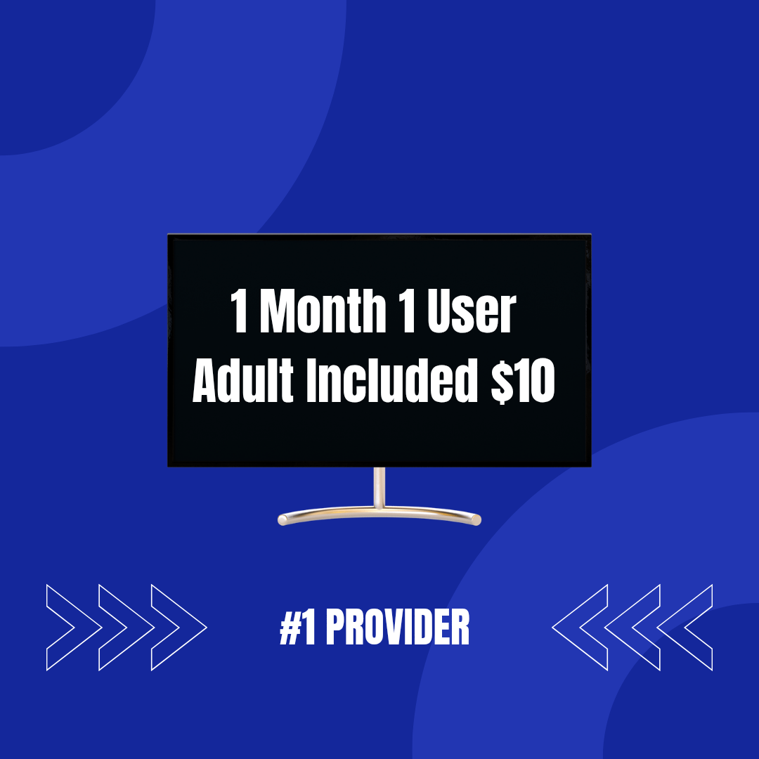 1 MONTH 1 USER ADULT INCLUDED