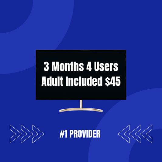 3 MONTHS 4 USERS ADULT INCLUDED