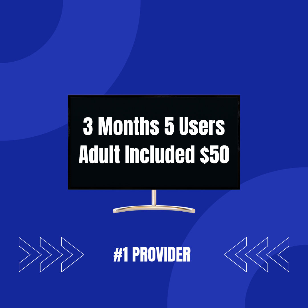 3 MONTHS 5 USERS ADULT INCLUDED