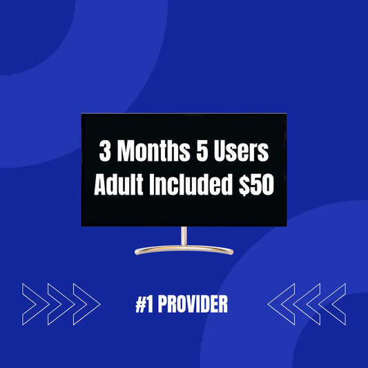 3 MONTHS 5 USERS ADULT INCLUDED