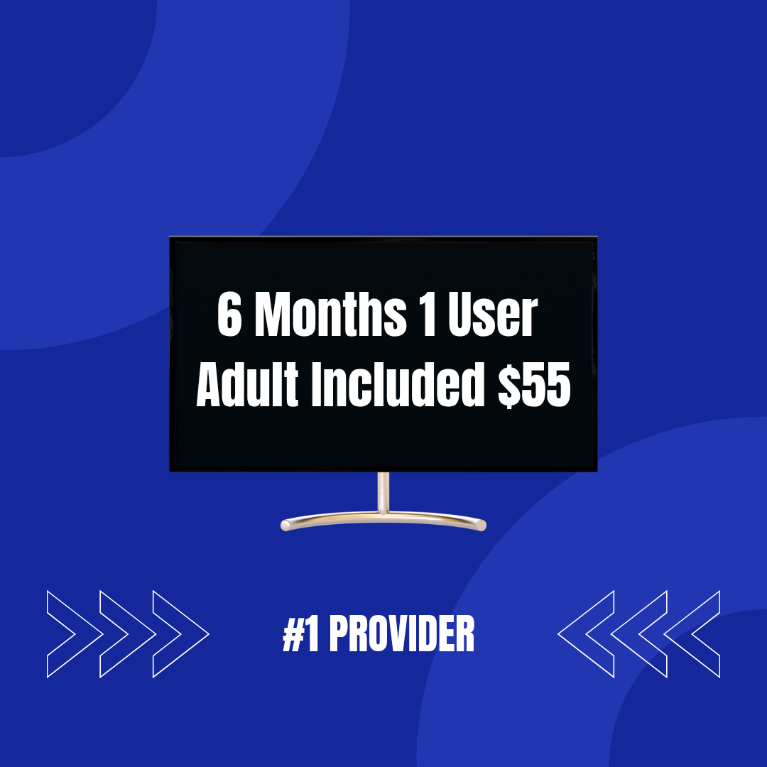 6 MONTHS 1 USER ADULT INCLUDED
