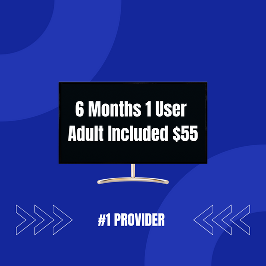6 MONTHS 1 USER ADULT INCLUDED