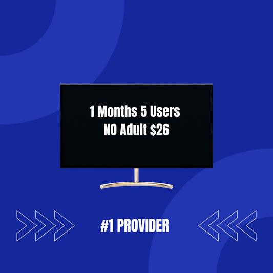 1 MONTH 5 USERS NO ADULT