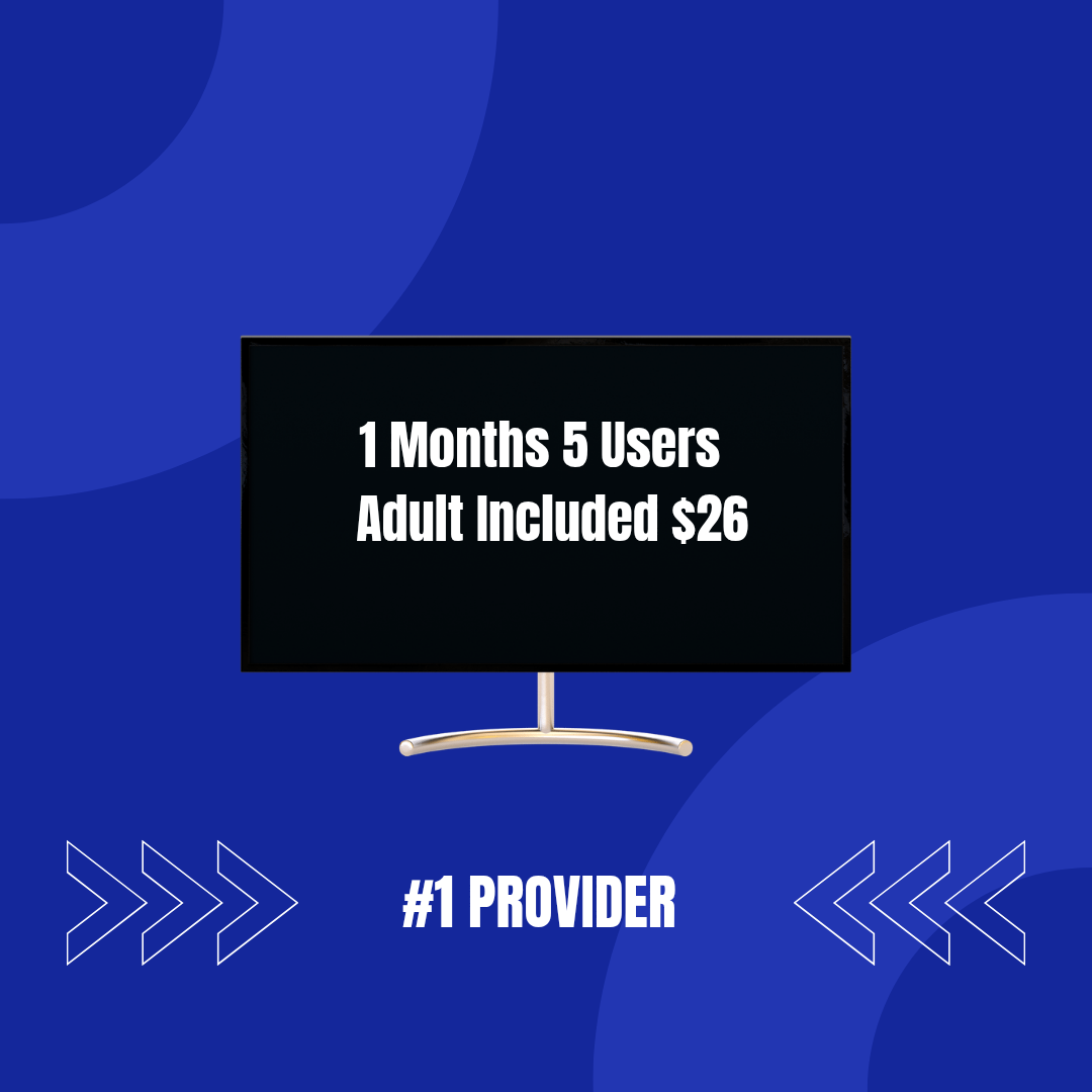 1 MONTH 5 USERS ADULT INCLUDED