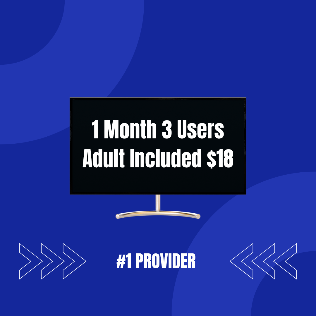 1 MONTH 3 USERS ADULT INCLUDED