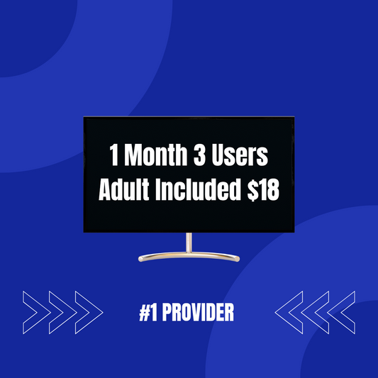1 MONTH 3 USERS ADULT INCLUDED